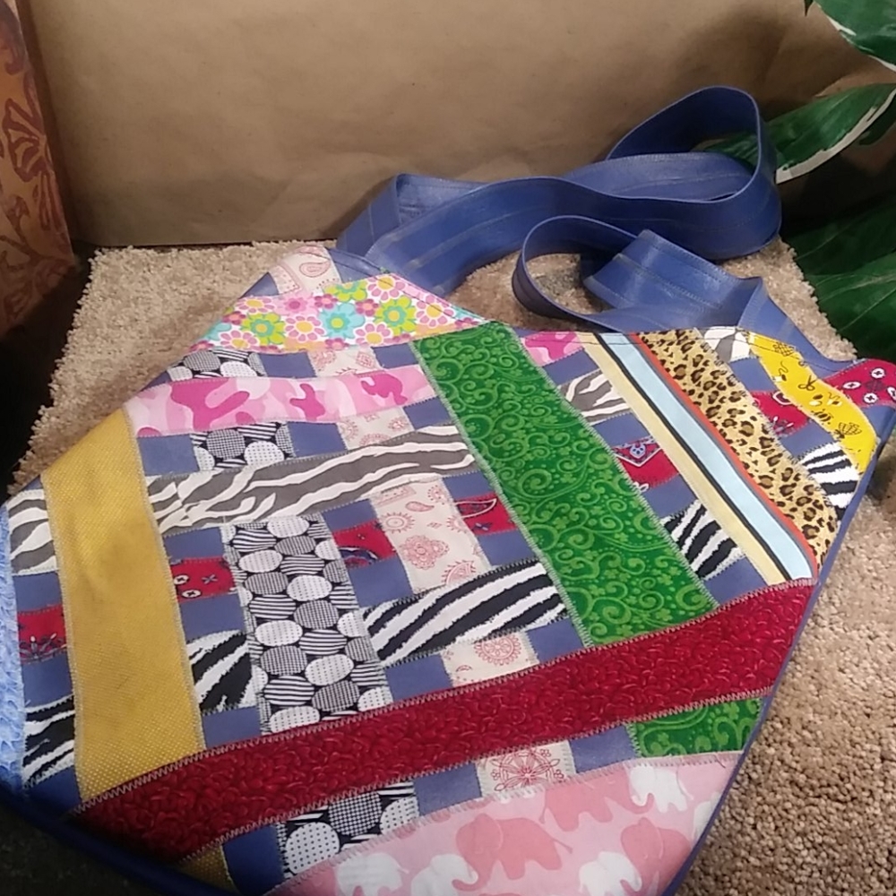 Patch Work Handbag - image 7